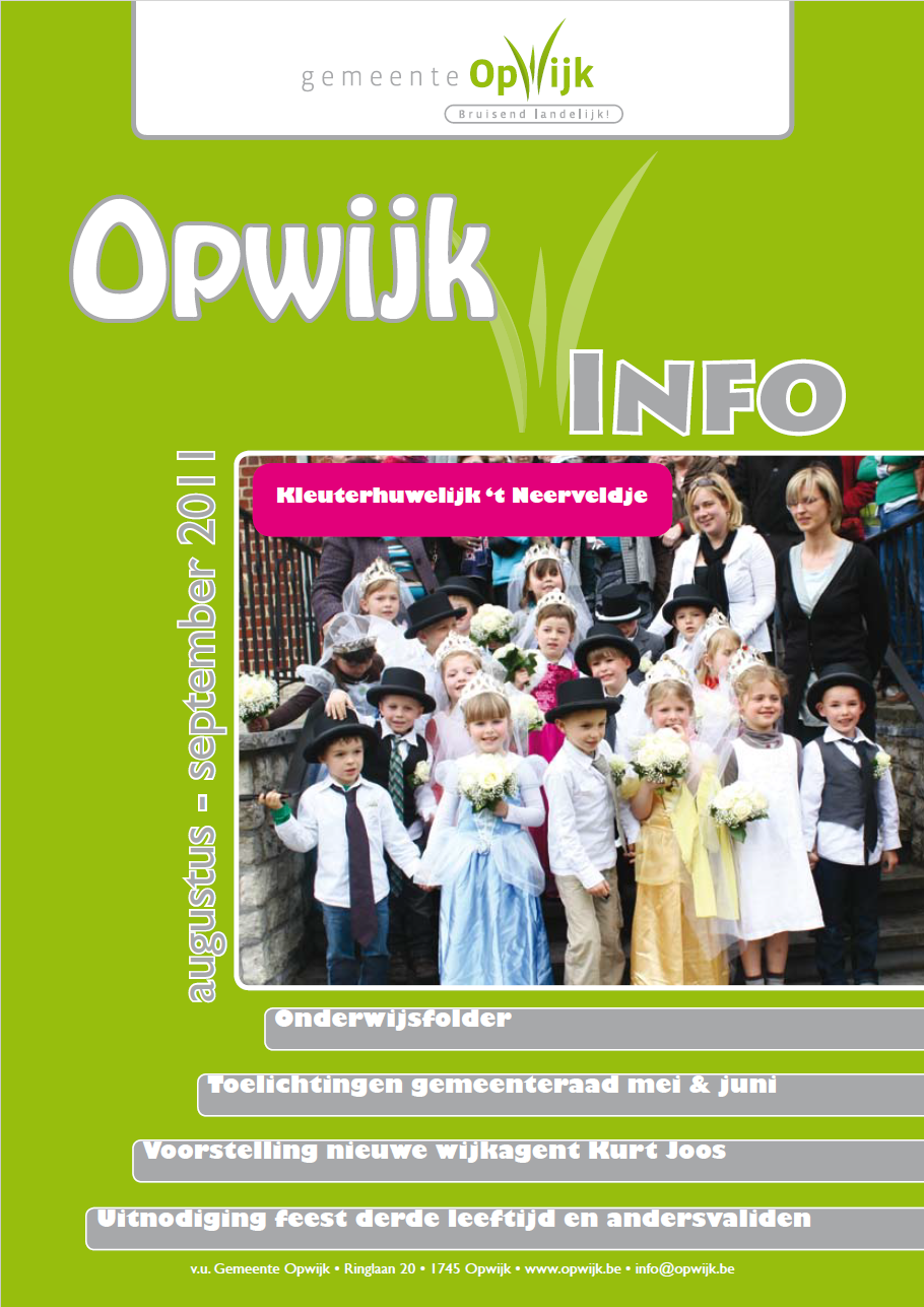  Infoblad augustus - september 2011