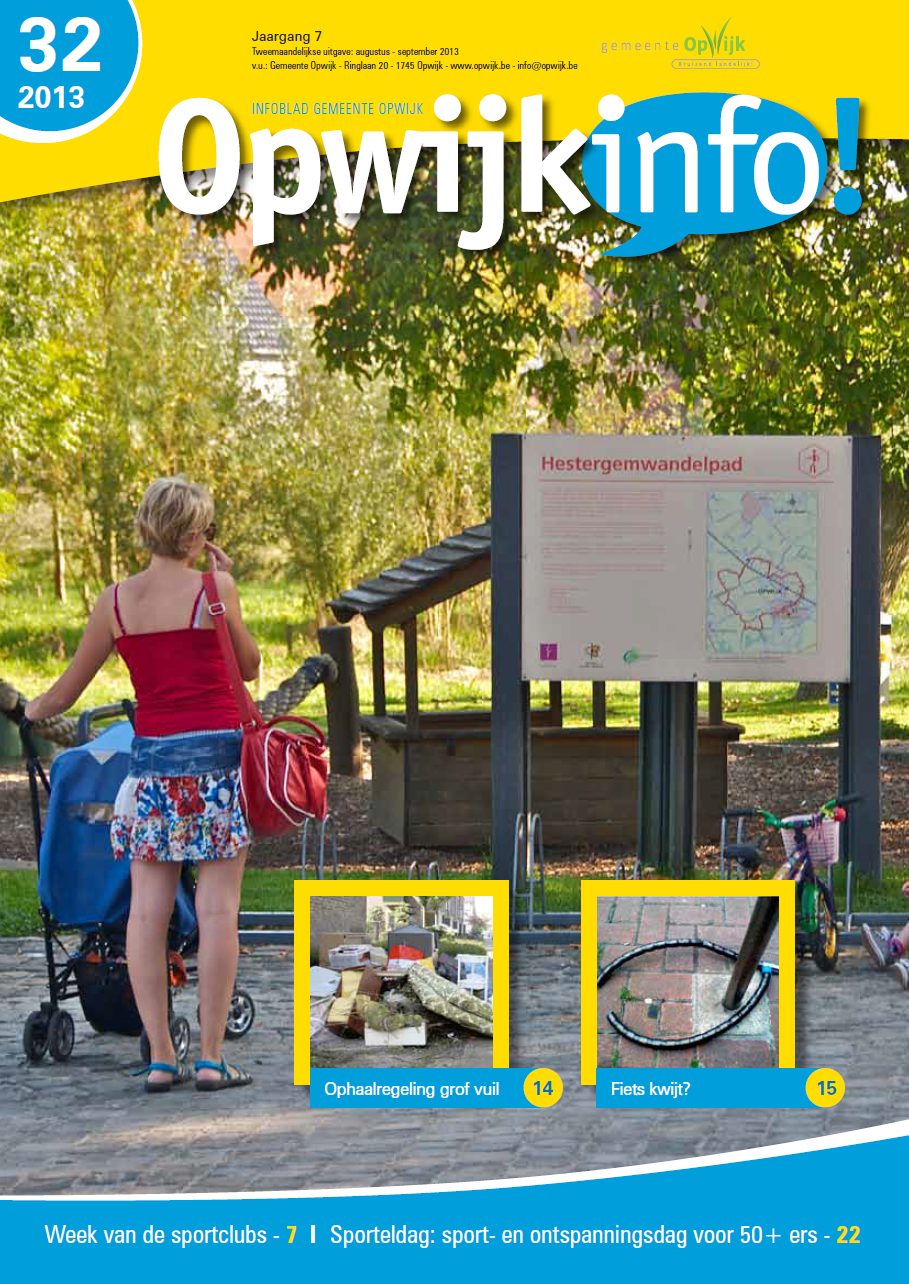  Infoblad augustus - september 2013