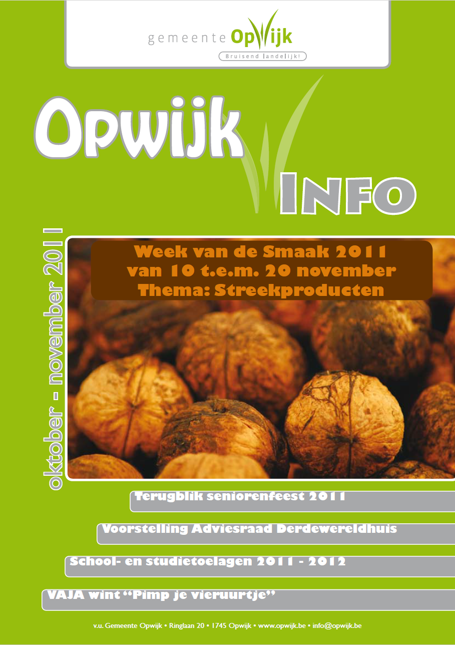  Infoblad oktober - november 2011