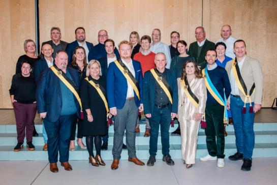 Foto van de gemeenteraad voor 2025 - 2030