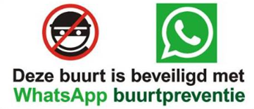 Infobord WhatsApp buurtpreventie