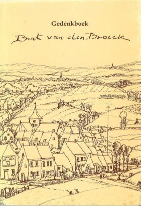 Cover gedenkboek Bert Van den Broeck